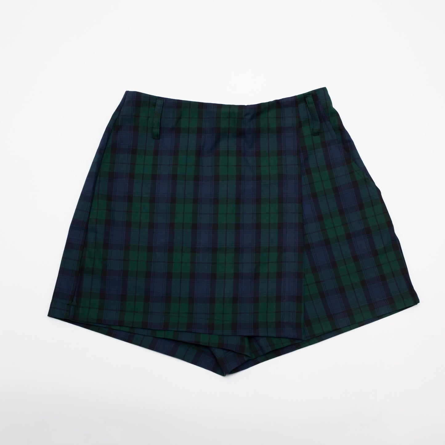 【SET】CREW NECK PULLOVER & WRAPS SKORT