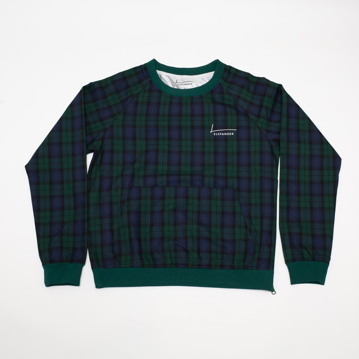 【SET】CREW NECK PULLOVER & WRAPS SKORT